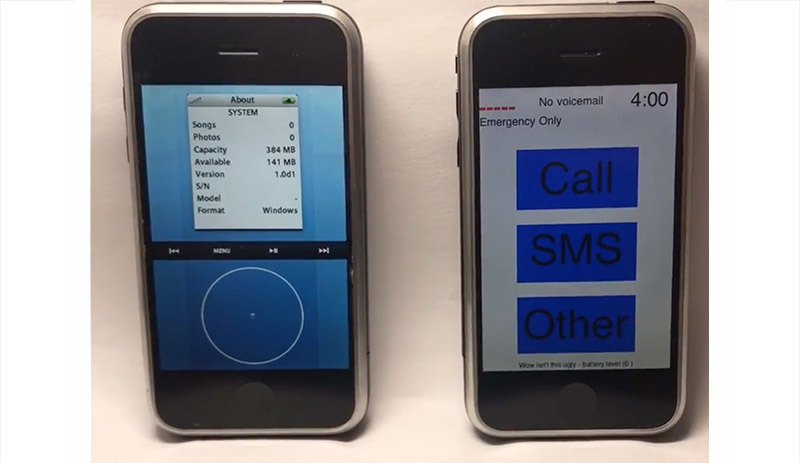 photo of Video shows early competing iPhone prototypes developed by Tony Fadell and Scott Forstall image