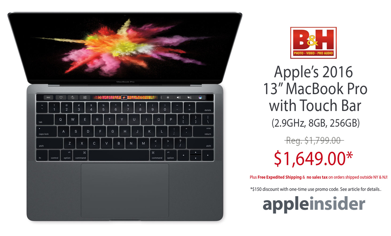Killer Deals: 13" Touch Bar MacBook Pro for $1,649; 27" iMac 5K (upgraded Apple refurb) for $1,499; fully loaded 12" MacBook $1,499