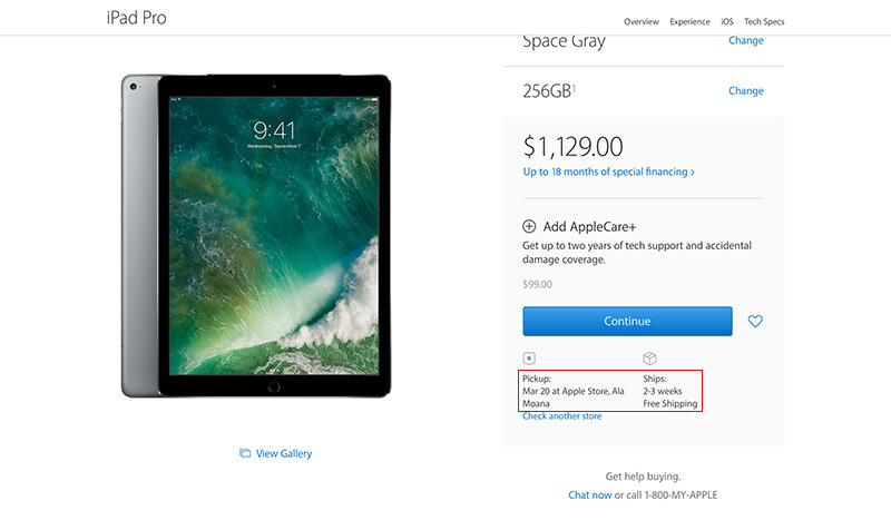 photo of Apple's 12.9-inch iPad Pro out of stock as refresh looms image
