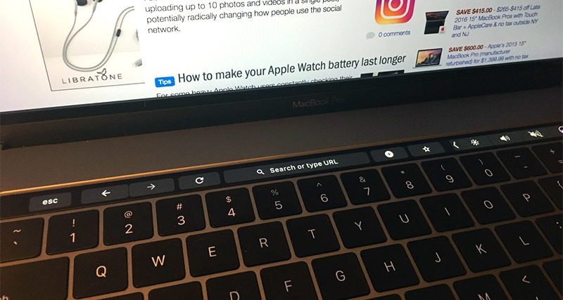 photo of Google's Chrome Canary web browser adds MacBook Pro Touch Bar support image