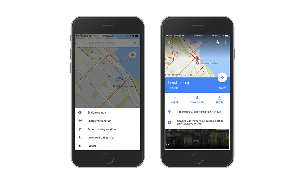 photo of Google Maps adds parking reminders on Apple's iPhone image