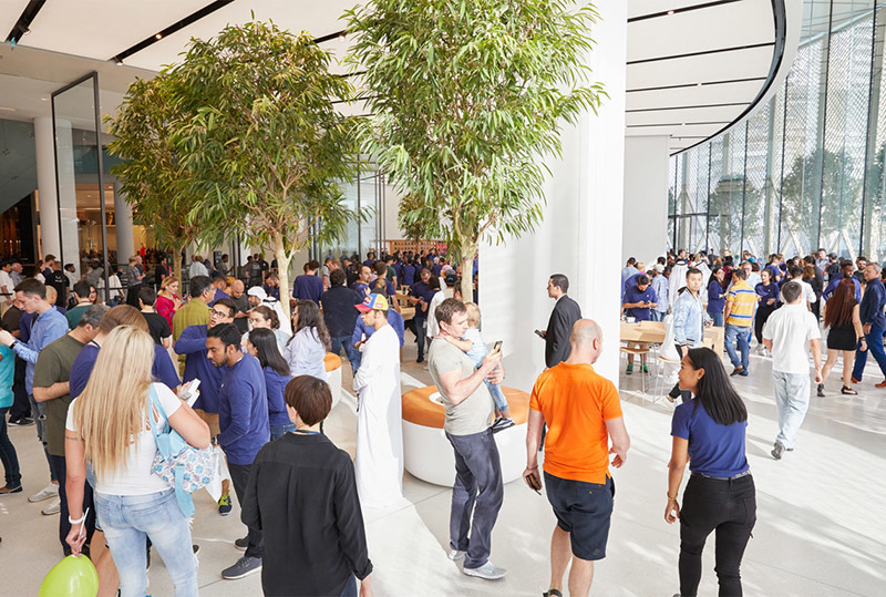 photo of Apple shares photos, video from Dubai store opening image