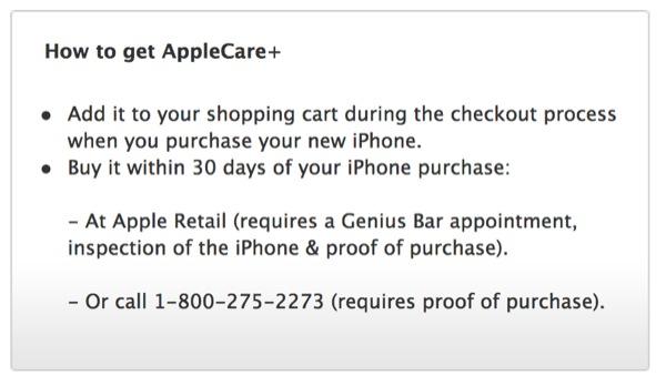 can i purchase applecare after purchase