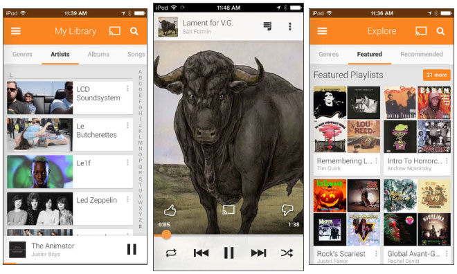 Official Google Play Music App Debuts On Apple S Ios Appleinsider