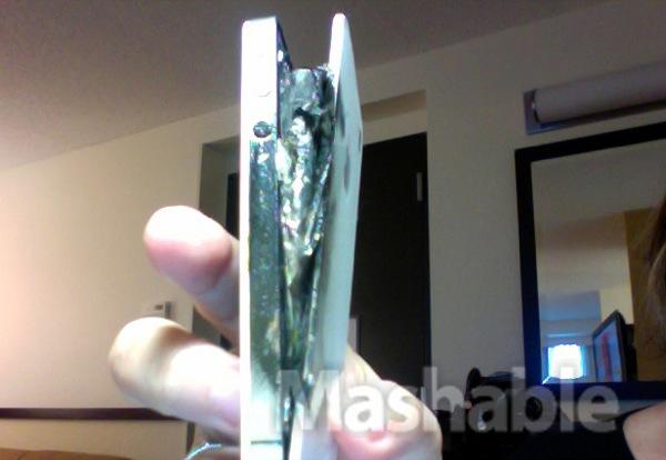 iPhone 4 alleged combustion