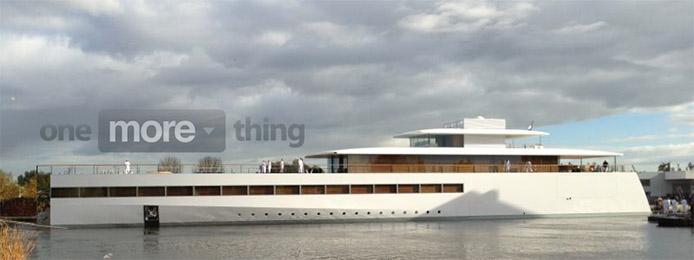 apple yacht steve jobs