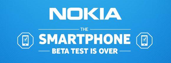Nokia smartphone beta test is over