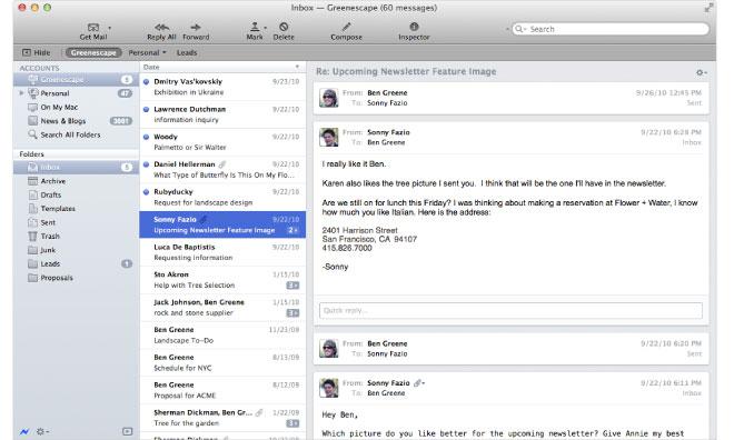 best email provider for mac