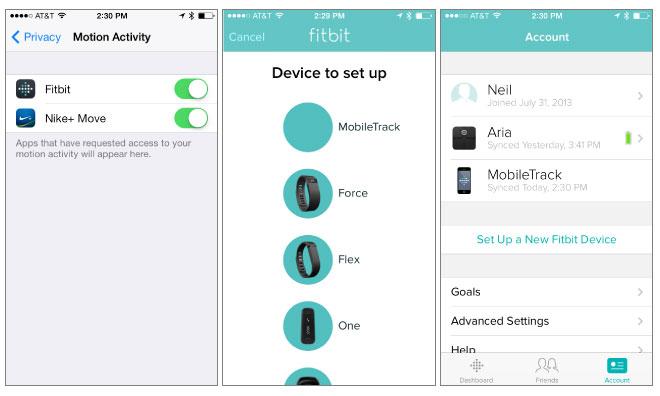 sync fitbit with ipad