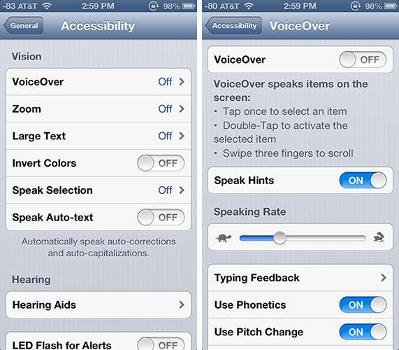 iOS VoiceOver