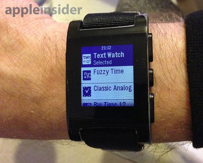 Pebble smartwatch app for android