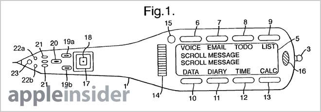 Appleの再発行されたペンコンピュータ特許はセルラー接続を追加し、将来のモバイルデバイスを示唆する可能性がある