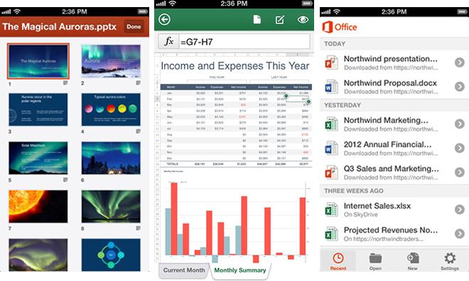 Microsoft は Office for iPad の発売に伴い Office Mobile for iPhone を無償提供