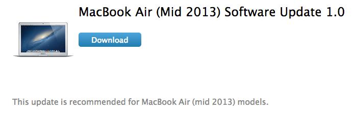 2013 macbook air model number