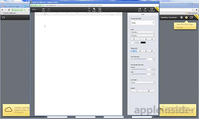 iwork for icloud