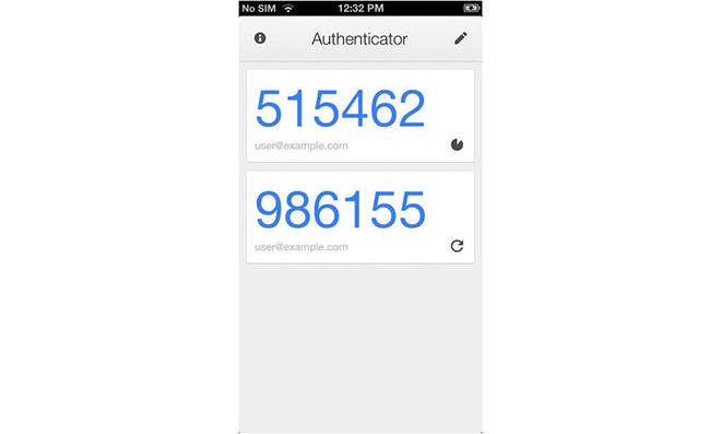 google authenticator apple