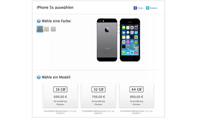 iphone 5s prices