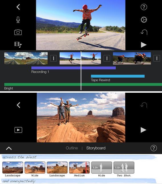 imovie make square video