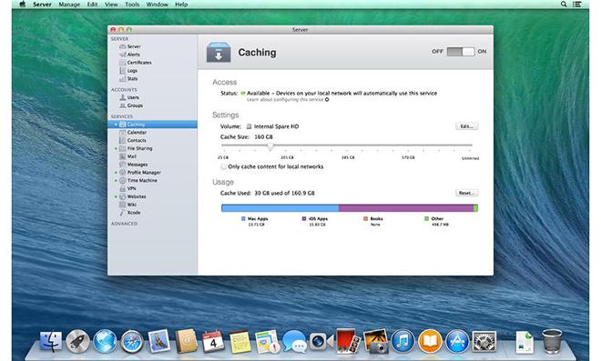 set up os x server