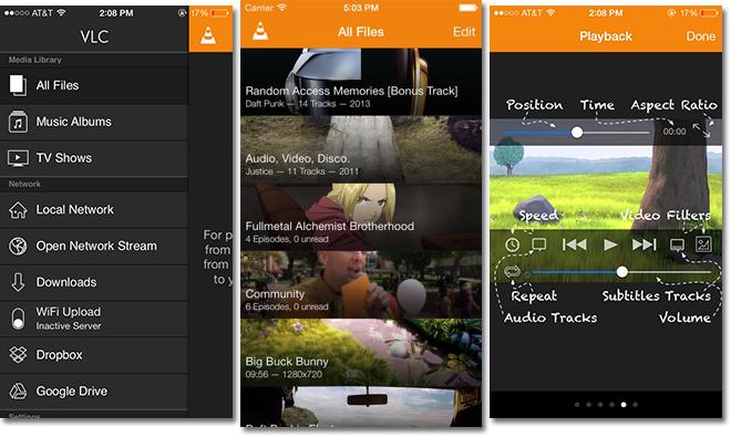 vlc for ios gets google drive downloads