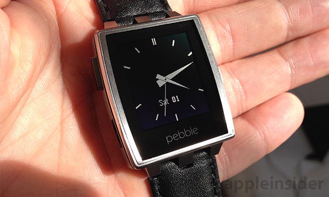 Pebble steel online smartwatch