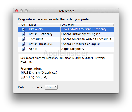 add dictionaries to dictionary mac os x