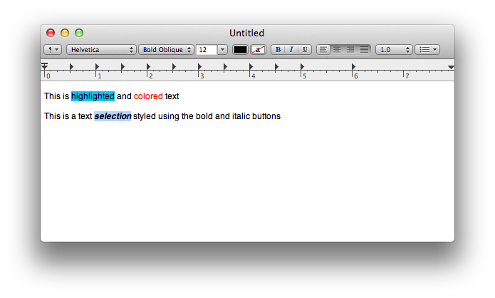 text edit for mac