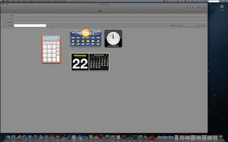 mac dashboard widgets still work