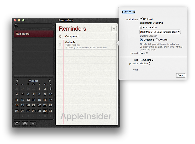 osx reminders app