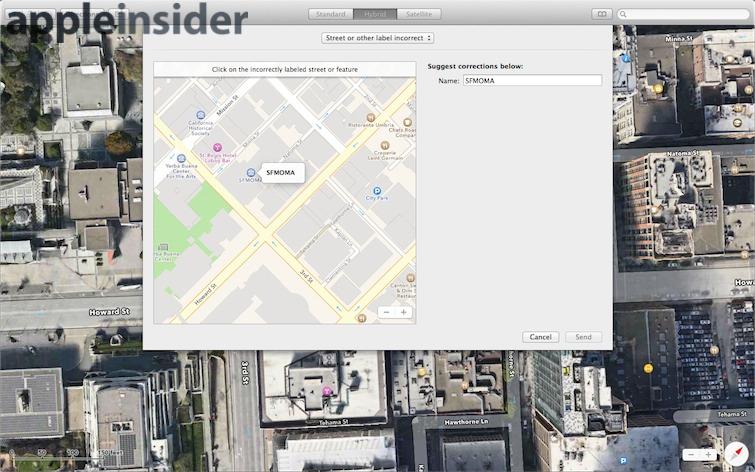 OS X Mavericks Maps