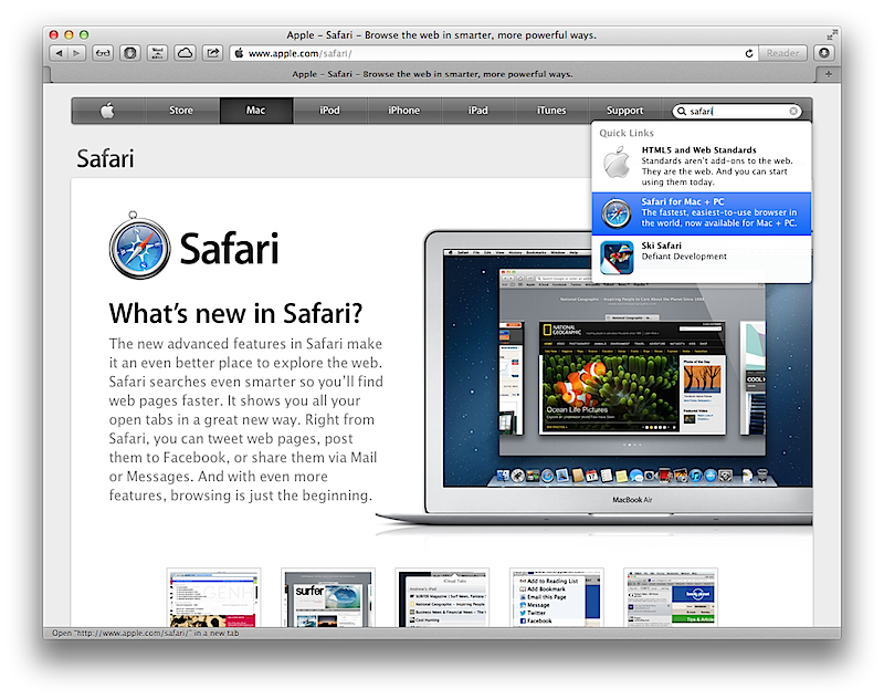 Apple Safari Windows 10 Download