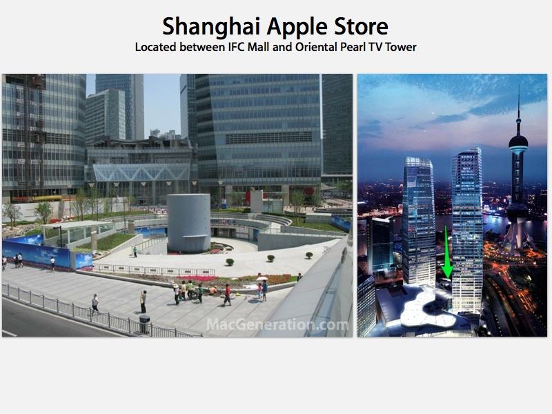 Apple上海の旗艦メガストアは現在赤いカーテンの下にある