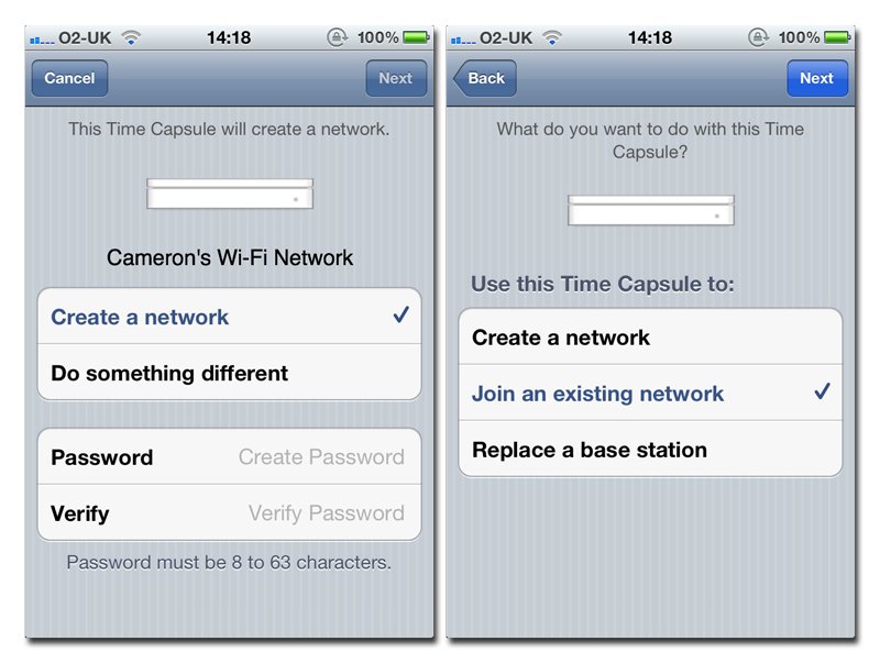 troubleshoot apple airport time capsule