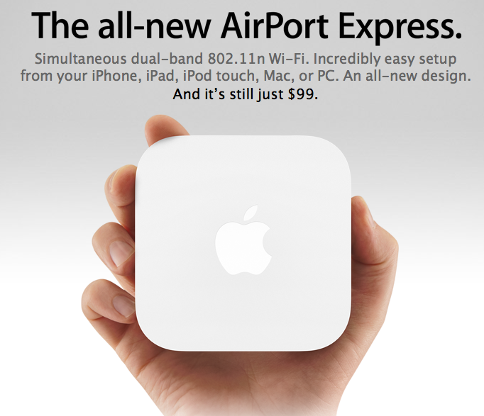 New Apple AirPort Express features dualband WiFi AppleInsider