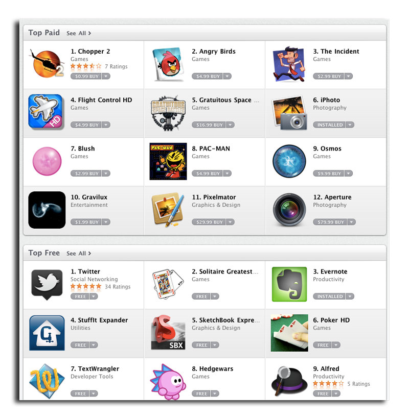 mac app store to buy and download apps