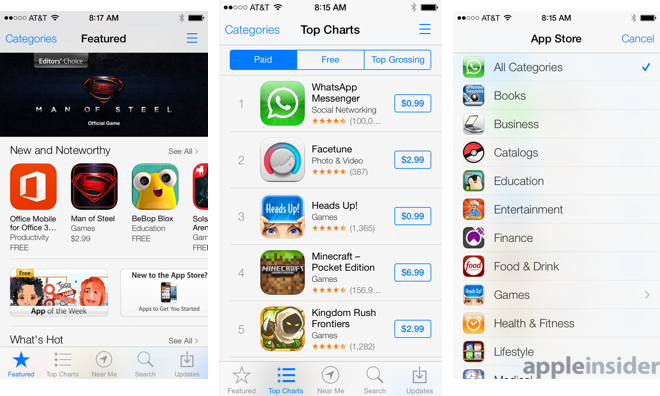 ios 7 appstore