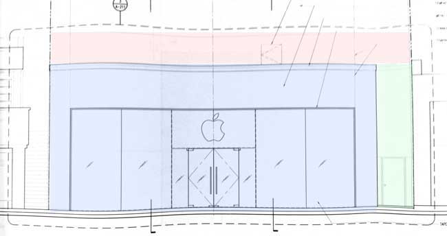 カリフォルニア州バークレーにあるAppleの170万ドルの店舗が建築図面から判明