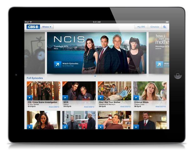 CBS brings full episode streaming to Apple s iPad iPhone with new