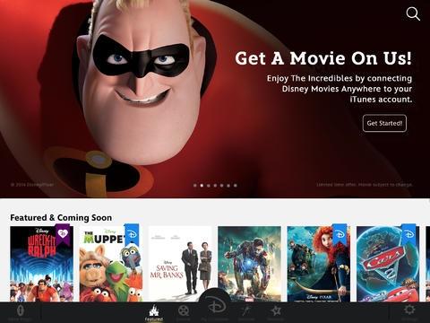 Disney Movies Anywhere allows users to bypass Apple's store for iTunes content, comes with free