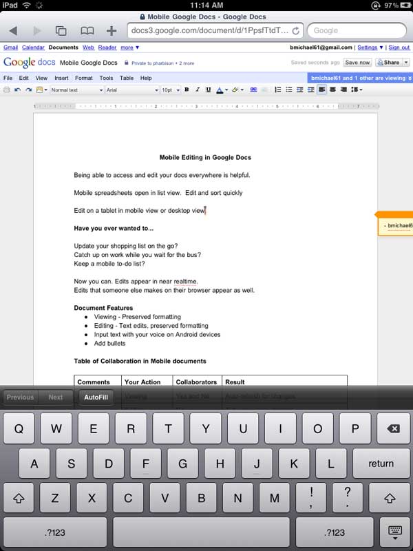 Google Docs Goes Full Size On Apple Ipad Foxconn Tops 1m Employees Appleinsider