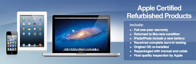 Apple Certified Refurbished Products