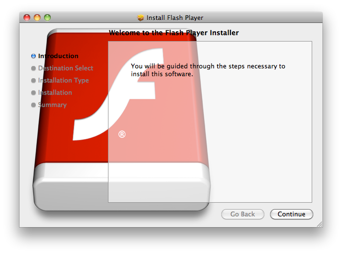 adobe flash player latest version mac os x