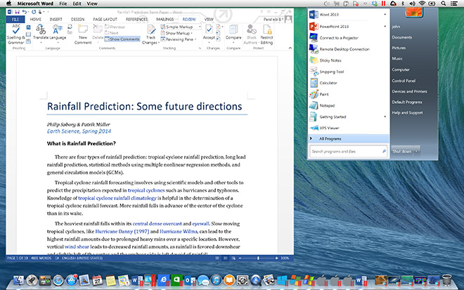 parallels 8 for mac on os 13