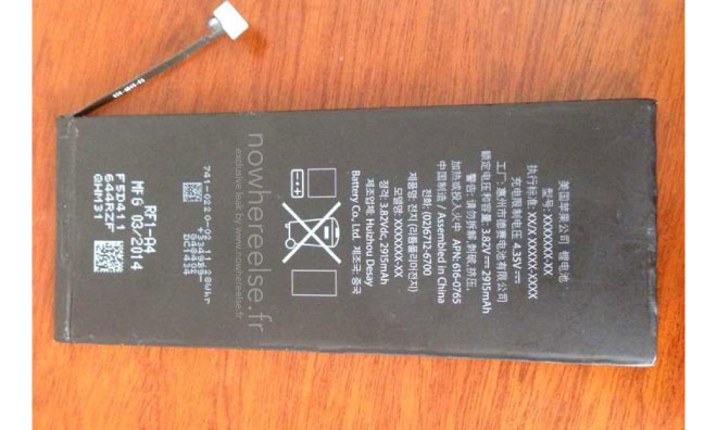 Ligation sharp top notch Photos purport to show 2915 mAh battery for 5.5" 'iPhone 6,' twice the  capacity of Apple's iPhone 5s | AppleInsider