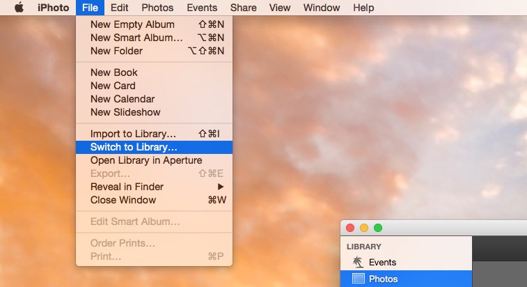 how to see photo gallery mac