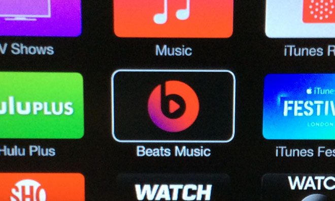 Beats Music がフラット ユーザー インターフェイス、iOS 8 統合とともに Apple TV に登場