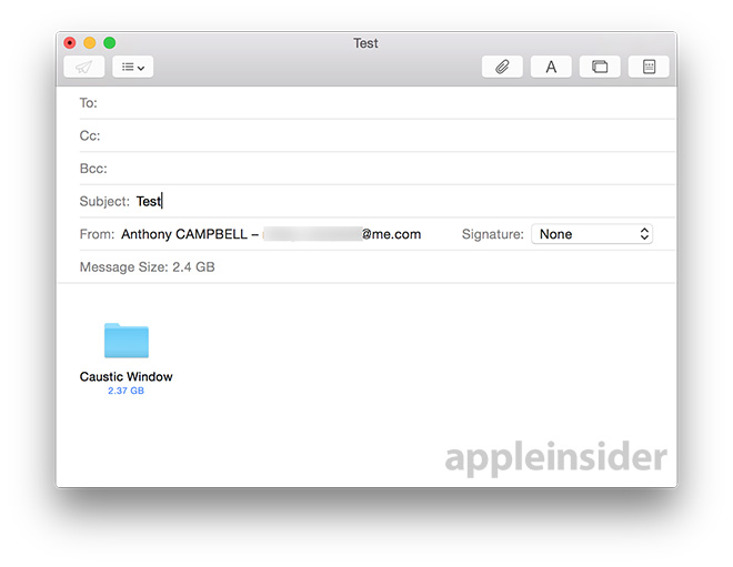 mail drop on mac