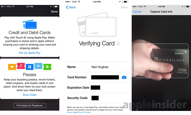 How To Set Up Apple Pay On An Iphone 6 Or 6 Plus Running Ios 8 1 And Where You Can Use It Right Now Appleinsider