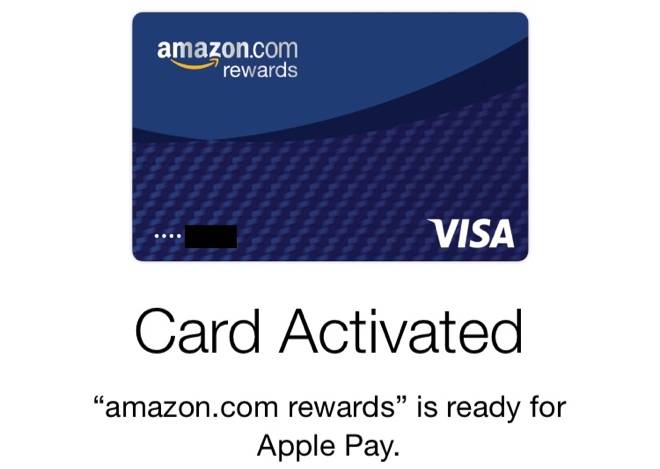 Amazon Rewards Visa Card Adds Support For Apple Pay Appleinsider