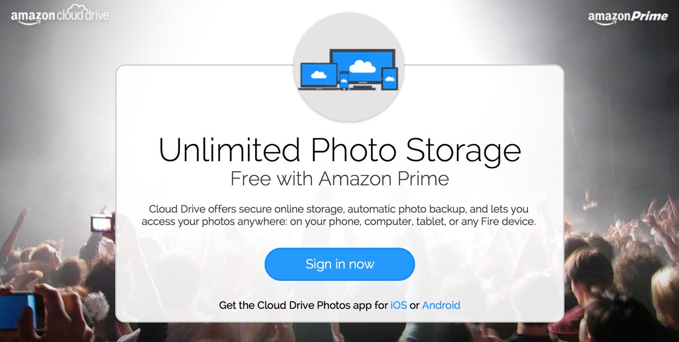 Amazon Adds Unlimited Cloud Photo Storage For Prime Members Appleinsider